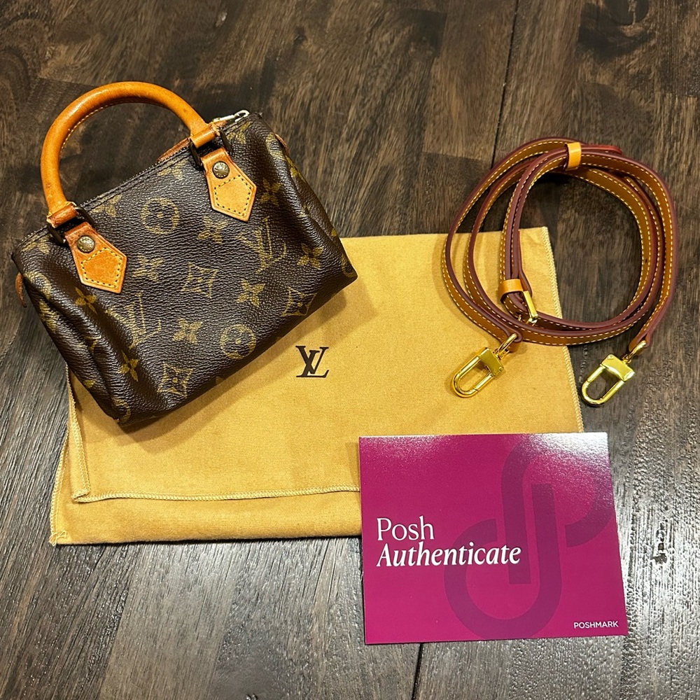 Louis Vuitton Mini HL Nano Speedy Vintage Monogram Crossbody